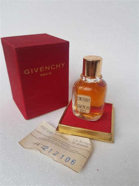 vintage givenchy l'interdit|givenchy l'interdit sample.